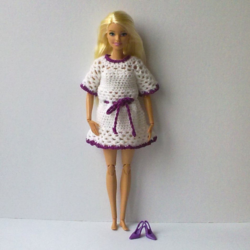 Oblečky pro Barbie - šaty + botičky — foto 4