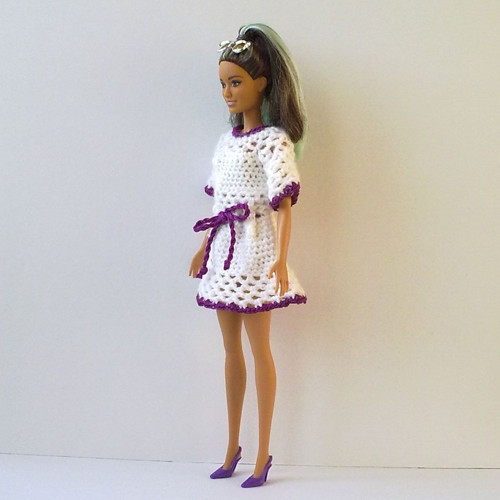 Oblečky pro Barbie - šaty + botičky — foto 2