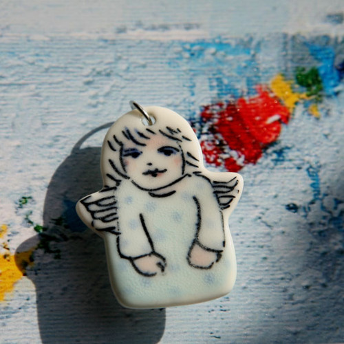 Anděl Věnek (porcelán) — foto 2