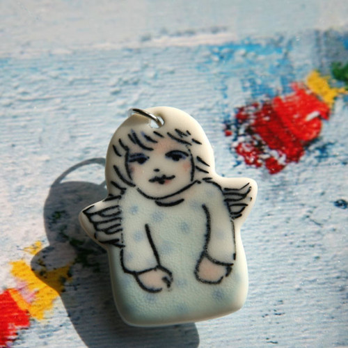 Anděl Věnek (porcelán) — foto 3