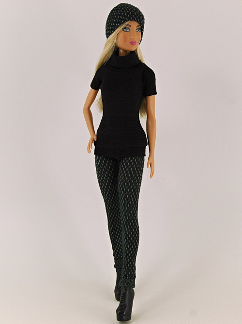 Barbie - Komplet černobéžový — foto 2