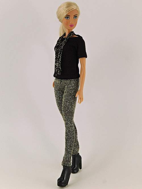 Barbie - Kalhoty zlaté — foto 5