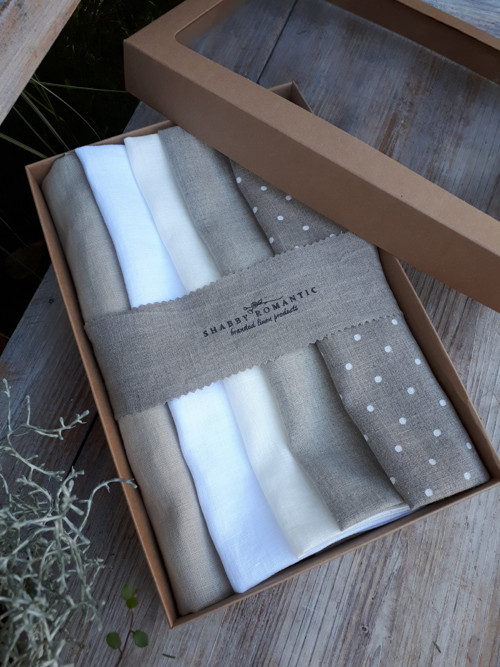 Dárková sada Linen Towels Natural — foto 2