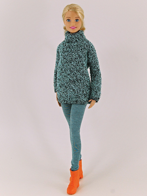 Barbie - Maxisvetr v modrém — foto 2