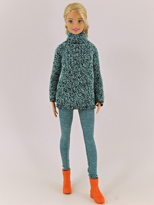 Barbie - Legíny pruhované — foto 2