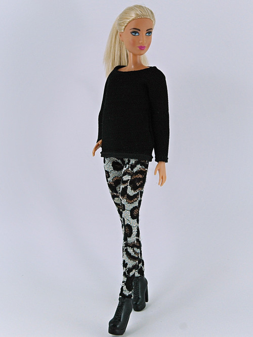 Barbie - Legíny krajkové — foto 2