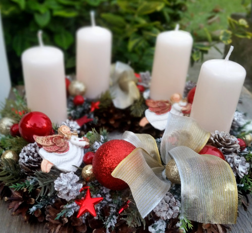 Adventní veneček s andělkami — foto 2