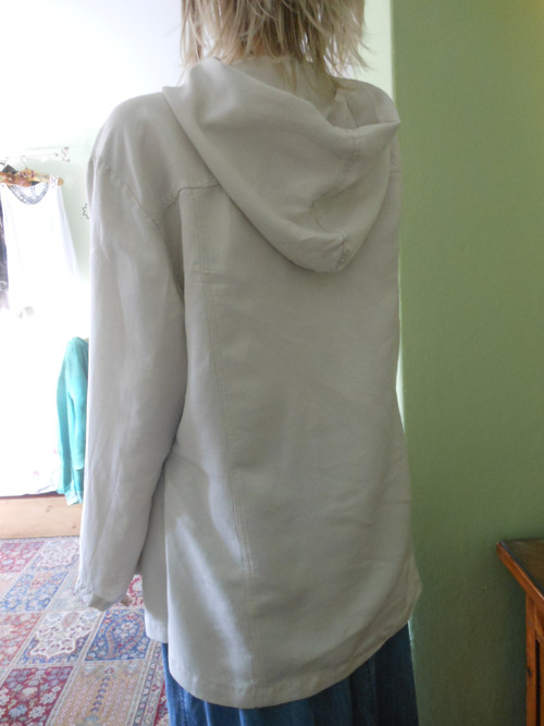 Plátěná bunda s kapucí, vel.44 — foto 4