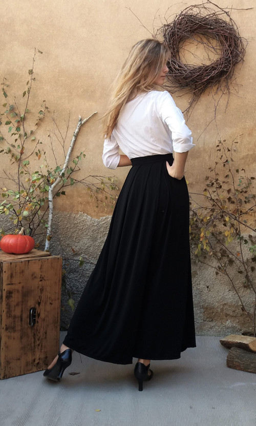 Černá Nemačkavá Sukně — foto 3