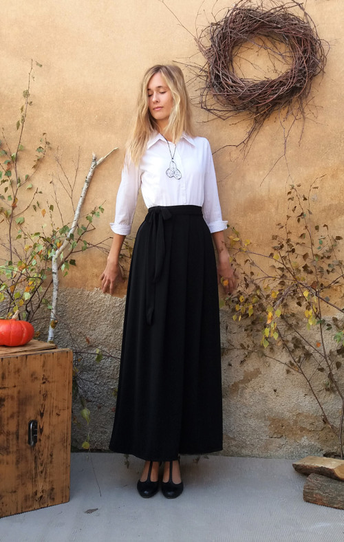 Černá Nemačkavá Sukně — foto 4