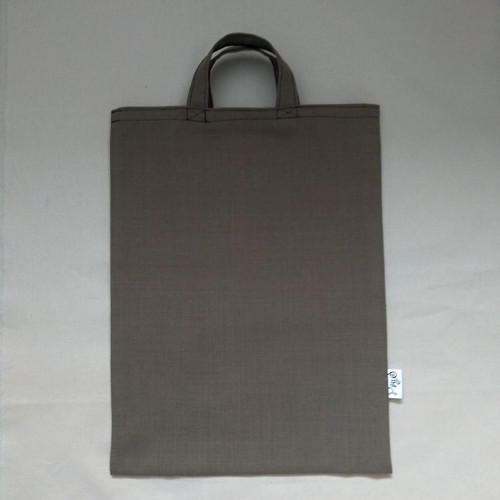 Hnědošedá taška 25x30cm — foto 2