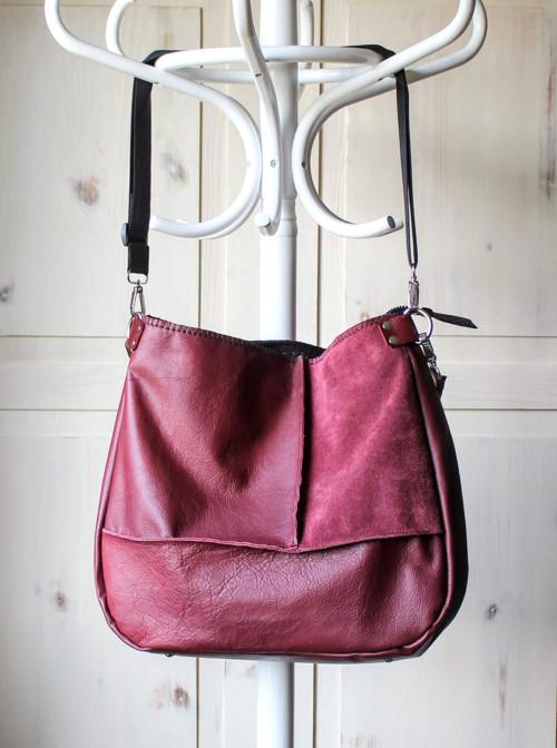 Casual leather *hobo*bag No.6 — foto 4