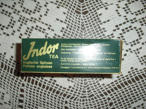 ORIGINÁL balení cejlonský ČAJ • INDOR TEA — foto 2