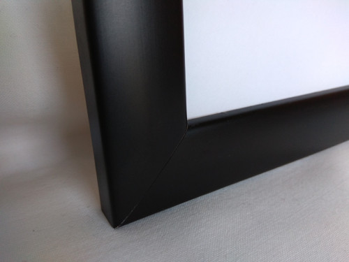 Dřevěný rám, nový, pro A4 - černý — foto 2