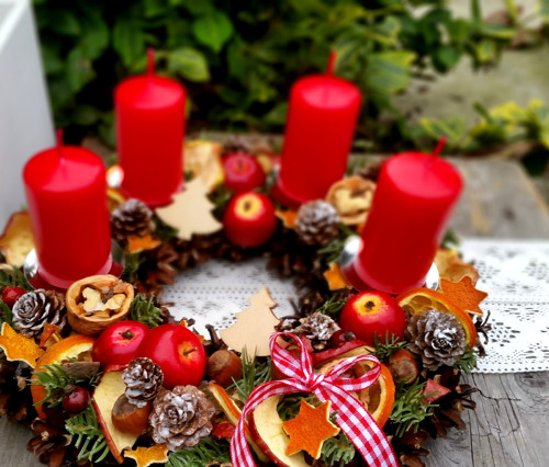 Adventní věneček "Kouzlo tradice" — foto 2