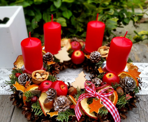 Adventní věneček "Kouzlo tradice" — foto 3
