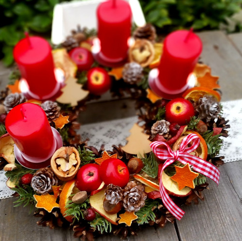 Adventní věneček "Kouzlo tradice" — foto 4