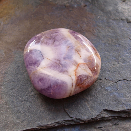 Ametyst chevron, placka 43 x 38 mm — foto 4
