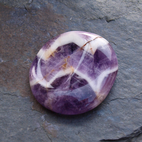 Ametyst chevron, placka 42 x 38 mm — foto 4