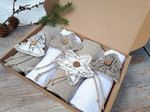 Sada ubrousků Natur Christmas — foto 5