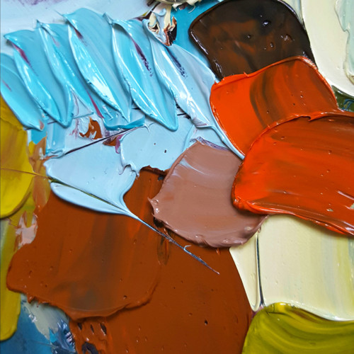 "Fall in love" impasto olej — foto 2