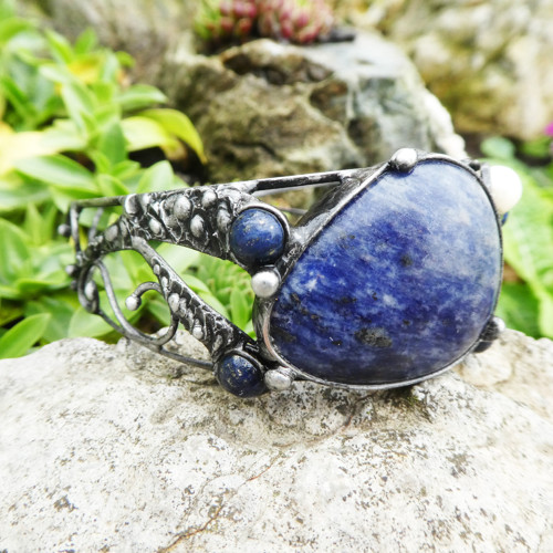 Náramek - sodalit, lapis lazuli — foto 5