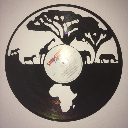 Afrika motiv z gramodesky — foto 2