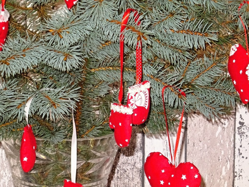Červeno bílá srdíčka — foto 2
