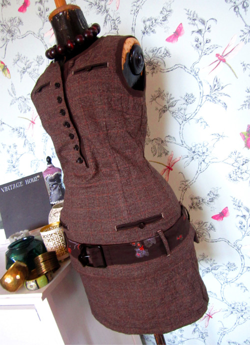 Šatovka dandy ala tweed — foto 4