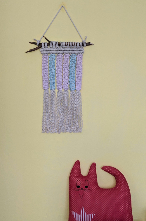 Macramé BOHO dekorácia — foto 2