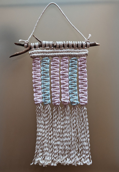 Macramé BOHO dekorácia — foto 4
