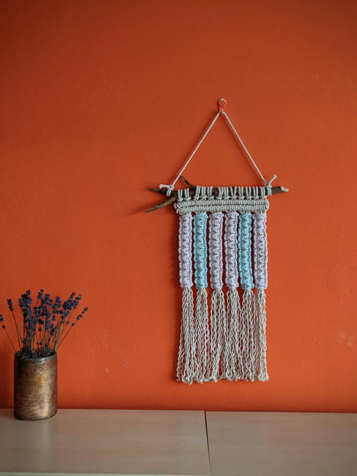 Macramé BOHO dekorácia — foto 5