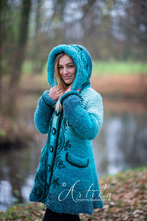 Kabátik - Happy Turquoise Blue — foto 6