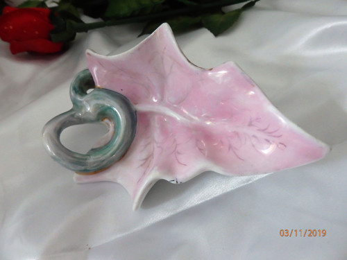 Růžový porcelánový list — foto 5