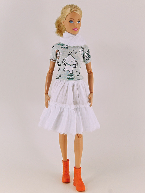 Barbie - Sukně volánová — foto 2