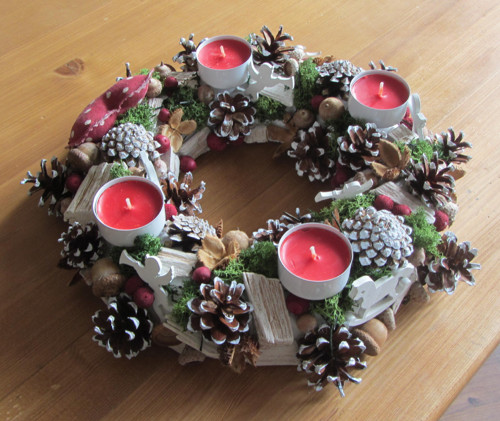 Adventní svícen s andílky — foto 2