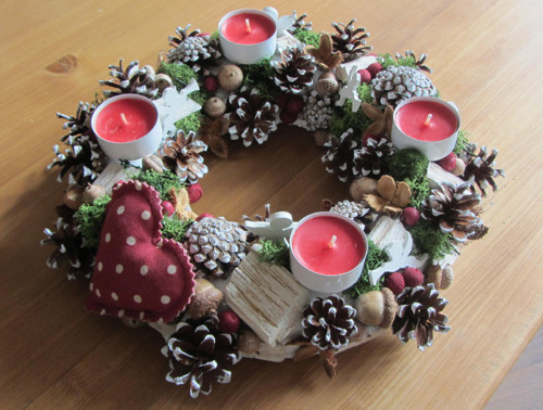 Adventní svícen s andílky — foto 4