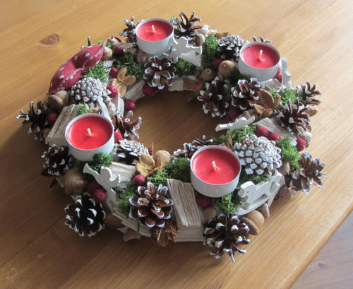Adventní svícen s andílky — foto 3