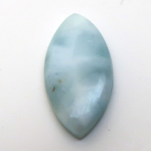 Kabošon výběrový larimar slza 22mm — foto 2