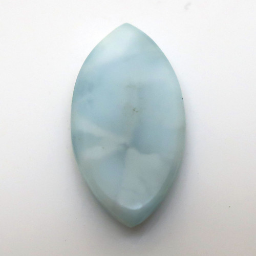 Kabošon výběrový larimar slza 22mm — foto 4