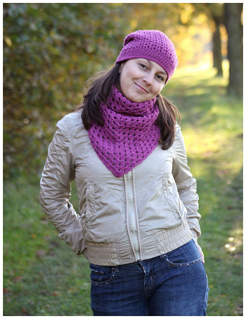 Háčkovaná čepička - SLEVA z 299,- — foto 2