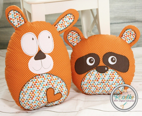 Polštář šiškoun Oranžový multicolor — foto 2