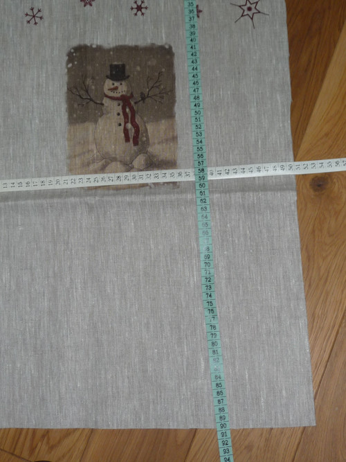 Lněný Panel S Vánočním Motivem — foto 2