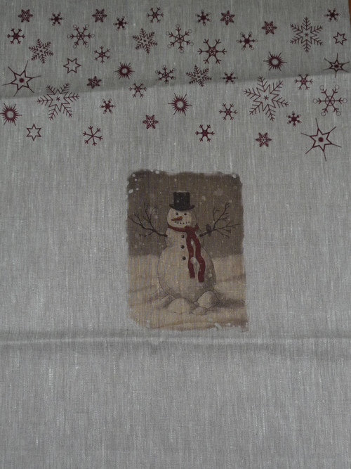 Lněný Panel S Vánočním Motivem — foto 5