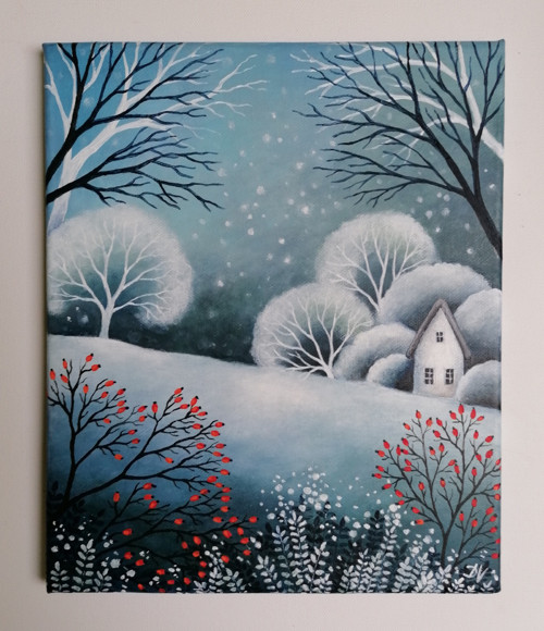 Zimní romance (25x30 cm) — foto 2