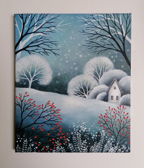 Zimní romance (25x30 cm) — foto 5
