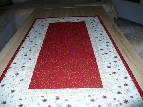 Vánoční středový ubrus - 45 x 85 cm — foto 2