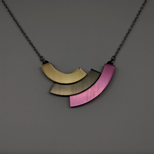 Rainbow - Gold / Náhrdelník — foto 2