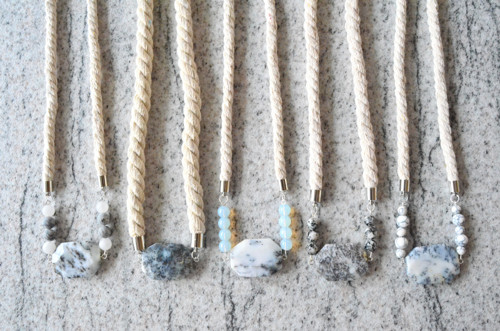 Náhrdelník Silver Opal Magnesite Beads — foto 2