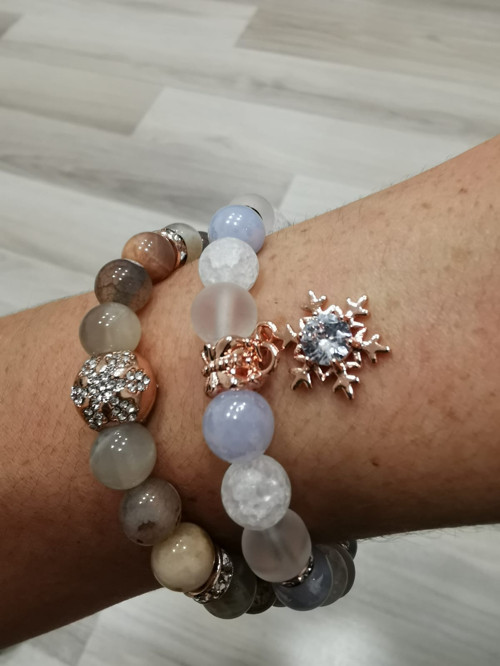 Minerální náramek SNOWFLAKE — foto 2